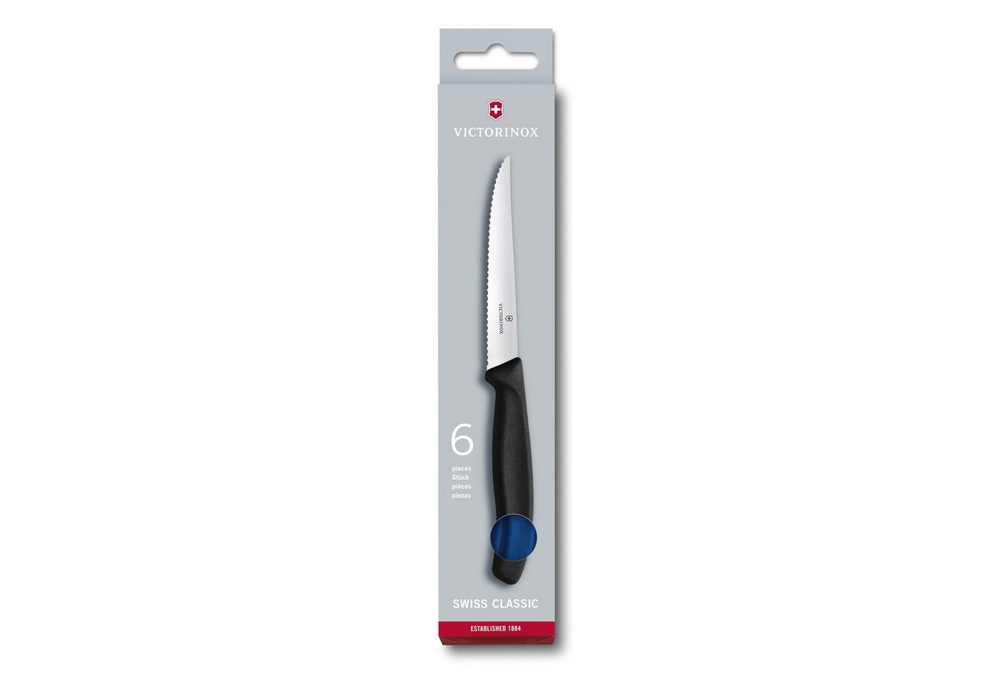 Victorinox Messer-Set Swiss Classic Steakmesser-Set, 6-teilig von Victorinox