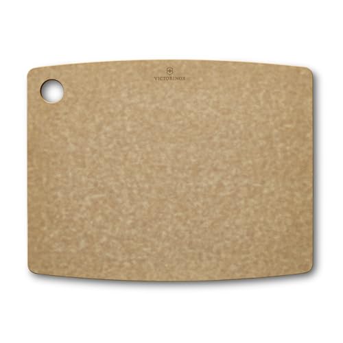 Victorinox Schneidebrett Kitchen Series, Klingenschonend, Spülmaschinenfest, Langlebig, M (36.8 x 28.5 x 0.6), Braun von Victorinox