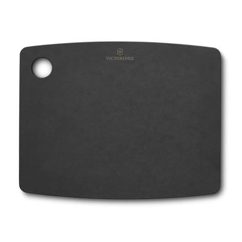 Victorinox Schneidebrett Kitchen Series, Klingenschonend, Spülmaschinenfest, Langlebig, S (29.2 x 22.8 x 0.6), Schwarz von Victorinox