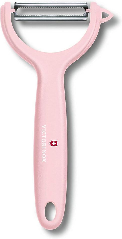 Victorinox Spargelschäler Universalschäler, extra scharf, Zackenschliffklinge, zweischneidig von Victorinox