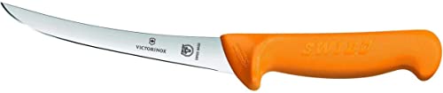 Victorinox, coltello disossatore da cucina Swibo, lama flessibile normale da 13 cm, giallo von Victorinox