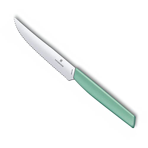 Victorinox Swiss Modern Steakmesser, Wellenschliff, 12cm, mint Victorinox Swiss Modern Steakmesser, Wellenschliff, 12cm, mint von Victorinox