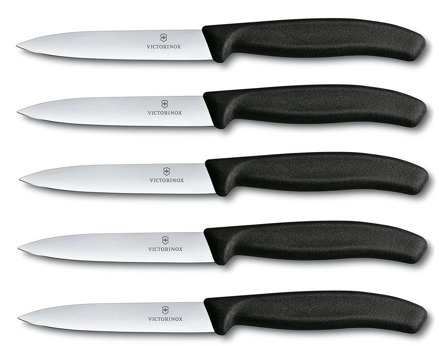 Victorinox Tafelmesser Gemüsemesser Tomatenmesser Swiss Classic 10 cm ohne Welle (5 Stück) von Victorinox