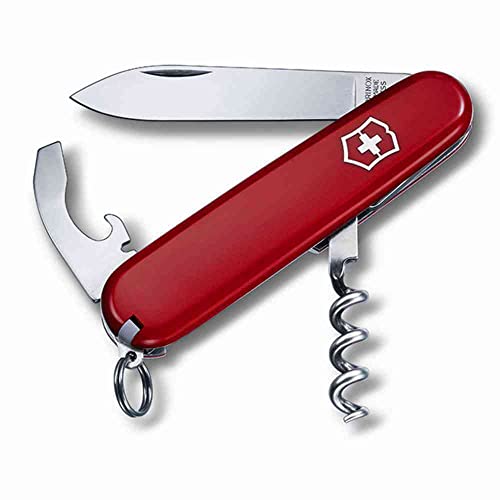 Victorinox Taschenmesser Waiter (9 Funktionen, Korkenzieher, Kombi-Klinge) rot von Victorinox