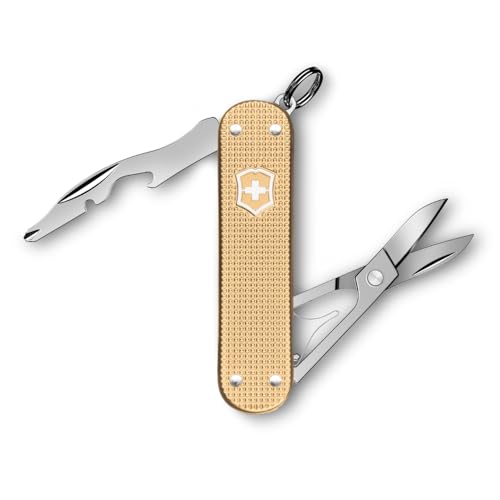 Victorinox Taschenwerkzeug Companion Slim Alox, Multitool, 5 Funktionen, Klein, Inkl. Schere und Schraubendreher, Swiss Made, Gold Victorinox Taschenwerkzeug Companion Slim Alox, Multitool, 5 Funktionen, Klein, Inkl. Schere und Schraubendreher, Swiss Made, Gold von Victorinox
