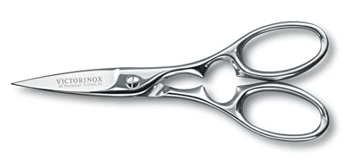 Victorinox Universal-Küchenschere, Extra Scharfe Klingen, Rostfrei, Geschmiedet, Robuster Metallgriff von Victorinox