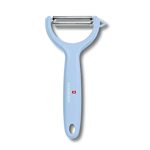 Victorinox Kitchen Utensils, Tomaten- und Kiwischäler, Extra scharfe Klinge, mit Zackenschliff, zweischneidig, robuster Kunststoff-Griff, Hellblau, Made in Switzerland, Spülmaschinengeeignet Victorinox Kitchen Utensils, Tomaten- und Kiwischäler, Extra scharfe Klinge, mit Zackenschliff, zweischneidig, robuster Kunststoff-Griff, Hellblau, Made in Switzerland, Spülmaschinengeeignet von Victorinox