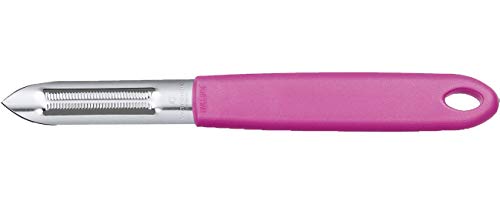 Victorinox, 7.6077.5, Kitchen Utensils, Sparschäler, Extra scharfe Klinge, mit Zackenschliff, zweischneidig, robuster Kunststoff-Griff, Pink, Made in Switzerland, Spülmaschinengeeignet Victorinox, 7.6077.5, Kitchen Utensils, Sparschäler, Extra scharfe Klinge, mit Zackenschliff, zweischneidig, robuster Kunststoff-Griff, Pink, Made in Switzerland, Spülmaschinengeeignet von Victorinox