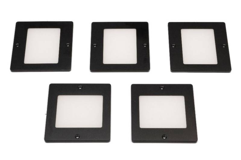 L&S Unterschrankleuchte Anbauleuchte PLANAR small 5er Set Neutralweiß Aluminium schwarz L&S Unterschrankleuchte Anbauleuchte PLANAR small 5er Set Neutralweiß Aluminium schwarz von L&S