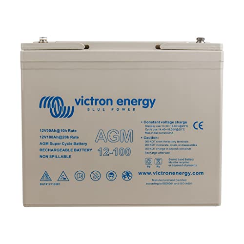 Victron Energy AGM 100Ah 12-Volt Super Cycle Batterie (M6) von Victron Energy