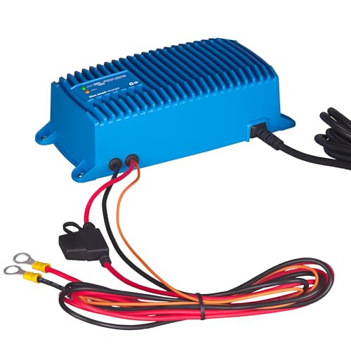 Victron Energy Blue Smart Batterie Ladegerät 12-Volt 7 Ampere 230V - Autobatterie Ladegerät - Batterieerhaltungsgerät und Desulfator - IP67 Geschützt - Bluetooth - CEE 7/7 von Victron Energy