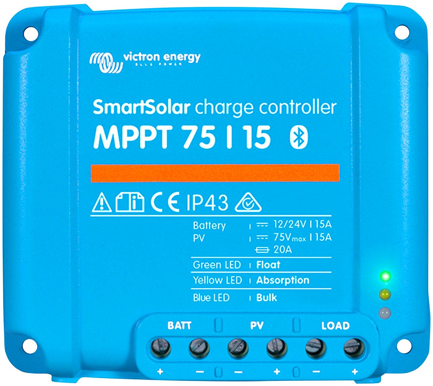 Victron Energy Solarladeregler MPPT Victron SmartSolar 75/15, Leistung maximal in Watt: 220 / 440 von Victron Energy