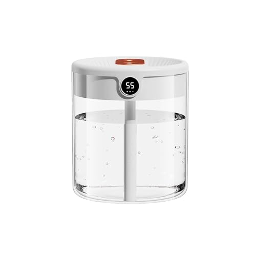𝗟𝘂𝗳𝘁𝗯𝗲𝗳𝗲𝘂𝗰𝗵𝘁𝗲𝗿 𝗦𝗰𝗵𝗹𝗮𝗳𝘇𝗶𝗺𝗺𝗲𝗿, Top-Fill Humidifier mit 1.2L Großer Doppeldüse mit LCD-Luftfeuchtigkeitsanzeige, USB-C-Kabel und Licht, Luftbefeuchter Kinderzimmer, Zuhause. von Vicyol S&D