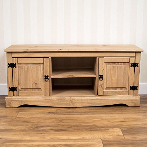 Corona Fernsehschrank mit 2 Türen und 2 Regalfächern von Vida Designs Corona Fernsehschrank mit 2 Türen und 2 Regalfächern von Vida Designs von Vida Designs