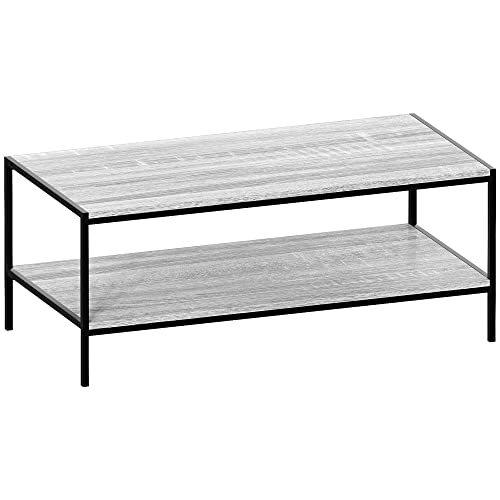 Vida Designs Brooklyn Beistelltische, Holzwerkstoff, Grau, Coffee Table von Vida Designs