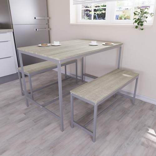 Vida Designs Esstisch-Set, Eiche, H75 x W110 x D70 cm Approx von Vida Designs