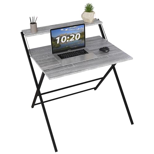 Vida Designs Schreibtisch, Grau, 84H x 82W x 70D von Vida Designs