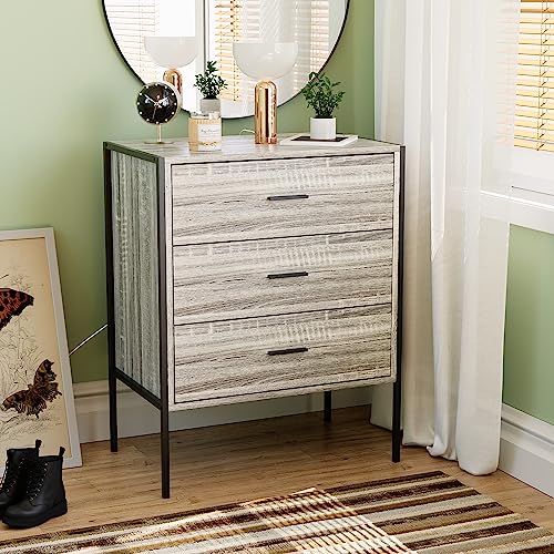 Vida Designs Kommode, Holzwerkstoff, grau, 3 Drawer von Vida Designs