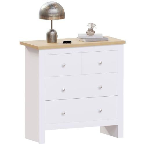 Vida Designs Kommoden & Sideboards, MDF, Spanplatte und Melaminfurnier, Weiß, Standard, 3331315.VC von Vida Designs