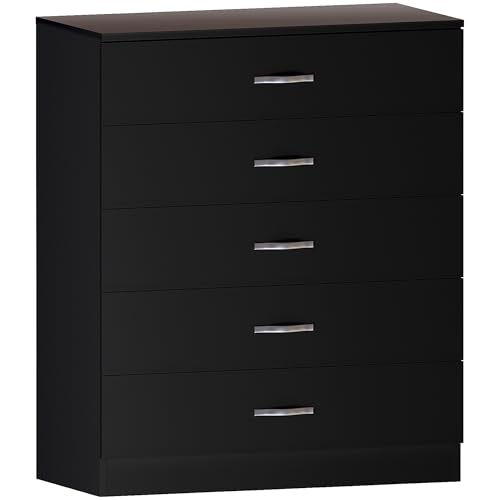Vida Designs Riano Kommoden & Sideboards, Mitteldichte Holzfaserplatte, Schwarz, Standard von Vida Designs