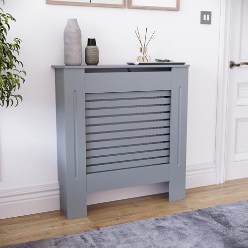 Vida Designs Milton Heizkörperverkleidung klein dunkelgrau | Moderner Lattenheizungsschrank, einfache Selbstmontage, ideal für Wohnzimmer, Flur oder Badezimmer Vida Designs Milton Heizkörperverkleidung klein dunkelgrau | Moderner Lattenheizungsschrank, einfache Selbstmontage, ideal für Wohnzimmer, Flur oder Badezimmer von Vida Designs