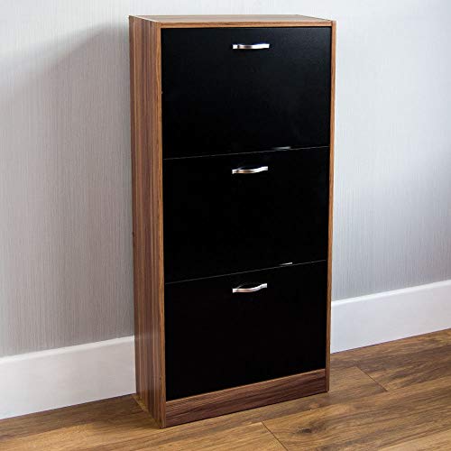 Vida Designs Schrank, Nussbaum, Walnussbraun/Schwarz von Vida Designs