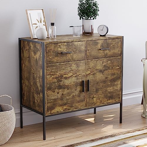 Vida Designs Sideboard, Dunkles Holz, 2 Door 2 Drawer von Vida Designs