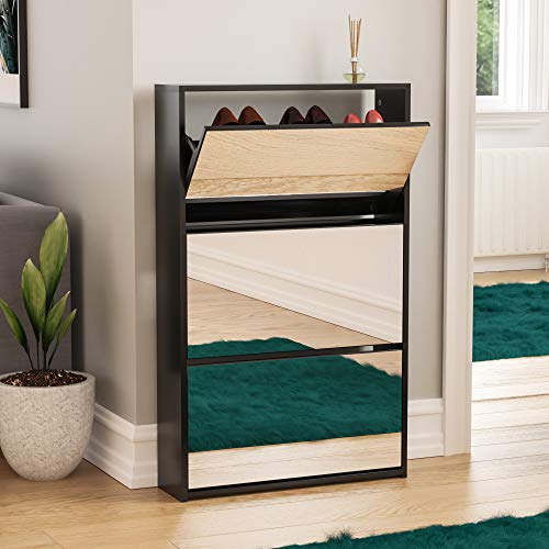Vida Designs Welham 3 Schubladen Schuhschrank Aufbewahrung Aufräumen Organisieren Organizer Schuhwerk Ständer Gestell Gerüst Sideboard Hoch Stehend Holz Möbelstück Schwarz Vida Designs Welham 3 Schubladen Schuhschrank Aufbewahrung Aufräumen Organisieren Organizer Schuhwerk Ständer Gestell Gerüst Sideboard Hoch Stehend Holz Möbelstück Schwarz von Vida Designs