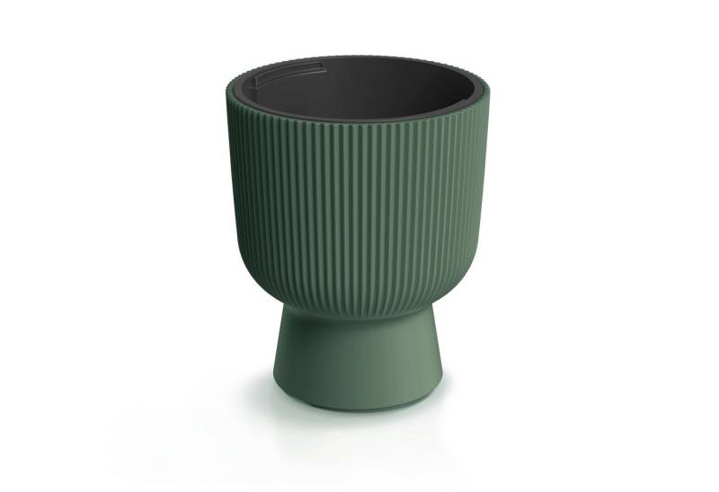 VidaAtHome.de Blumentopf Design-Pflanzgefäß ALVY ø 24er, Kleiner stylischer Pflanztopf, mit Pflanzeinsatz, aus Kunststoff von VidaAtHome.de