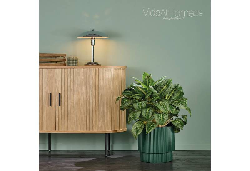VidaAtHome.de Blumentopf Design-Pflanzgefäß IVY ø 30er, Modernes Rillendesign, mit praktischem Pflanzeinsatz VidaAtHome.de Blumentopf Design-Pflanzgefäß IVY ø 30er, Modernes Rillendesign, mit praktischem Pflanzeinsatz von VidaAtHome.de