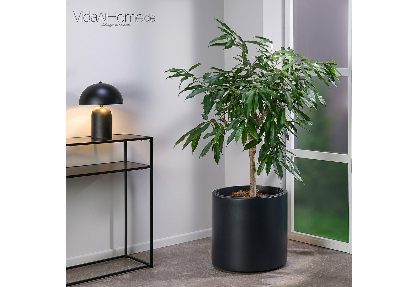 VidaAtHome.de Blumentopf Pflanzgefäß BATOS ø 47er, Pflanztopf mit Pflanzeinsatz in modernem Design VidaAtHome.de Blumentopf Pflanzgefäß BATOS ø 47er, Pflanztopf mit Pflanzeinsatz in modernem Design von VidaAtHome.de