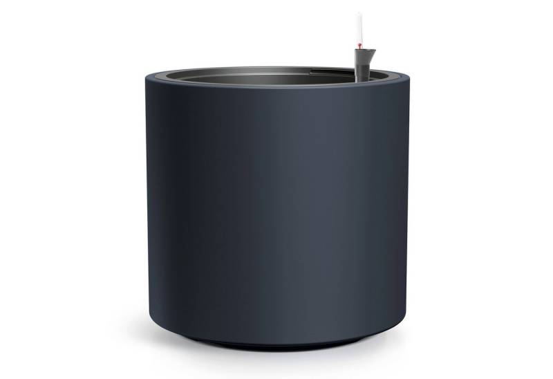 VidaAtHome.de Blumentopf Pflanzgefäß BATOS ø 47er mit Bewässerungseinsatz, Pflanztopf mit Bewässerungseinsatz, aus Kunststoff, modernes Design von VidaAtHome.de