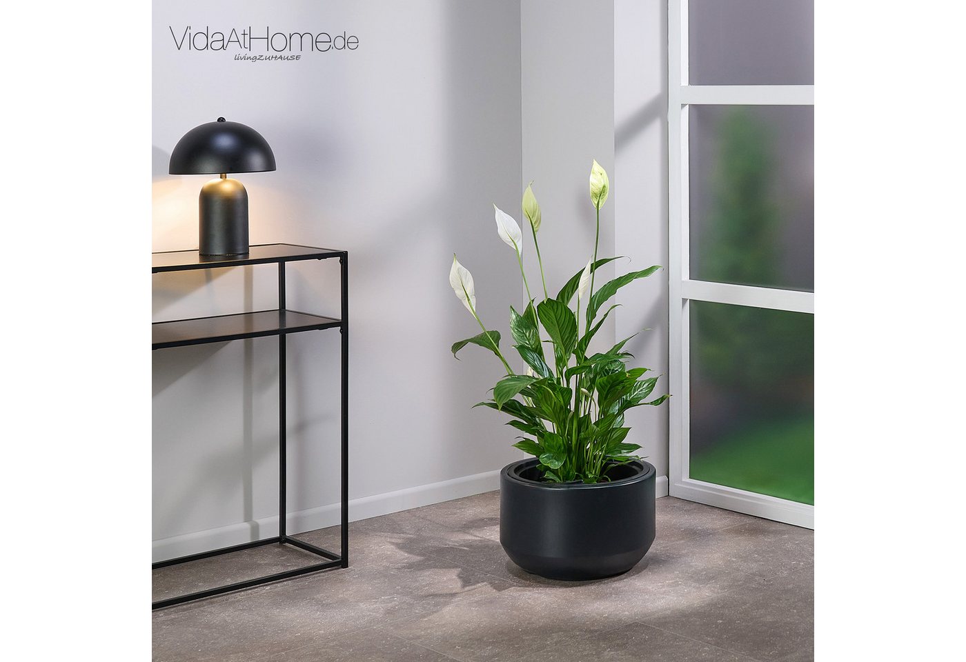 VidaAtHome.de Blumentopf Pflanzgefäß CLEA ø 40er, Pflanztopf mit Pflanzeinsatz in modernem Design VidaAtHome.de Blumentopf Pflanzgefäß CLEA ø 40er, Pflanztopf mit Pflanzeinsatz in modernem Design von VidaAtHome.de