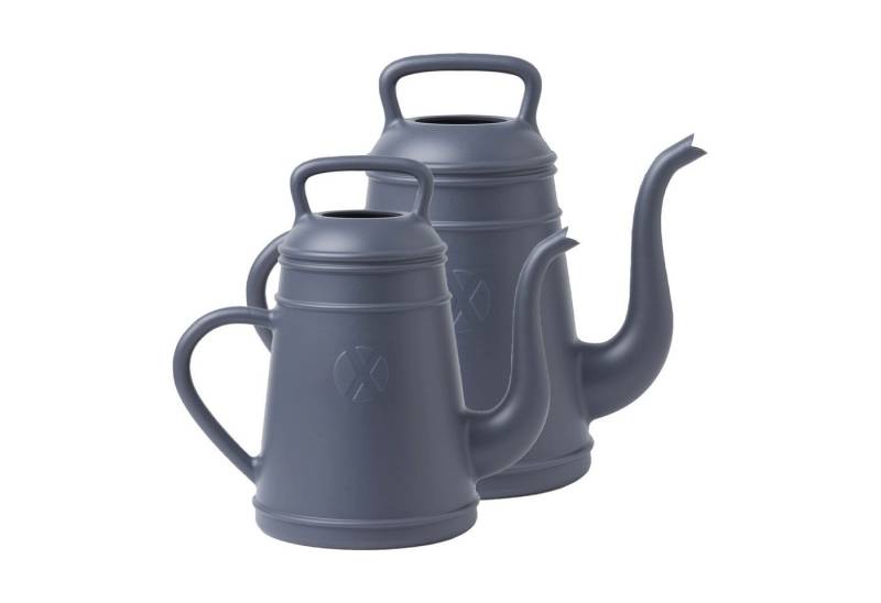 VidaAtHome.de Gießkanne CAPI Gießkannen-Set LUNGO 8L & 12L (Spar-Set, 1x Gießkanne LUNGO 8L, 1x Gießkanne LUNGO 12L), Zwei echte Hingucker, besonderes Design, praktisch und stylisch von VidaAtHome.de