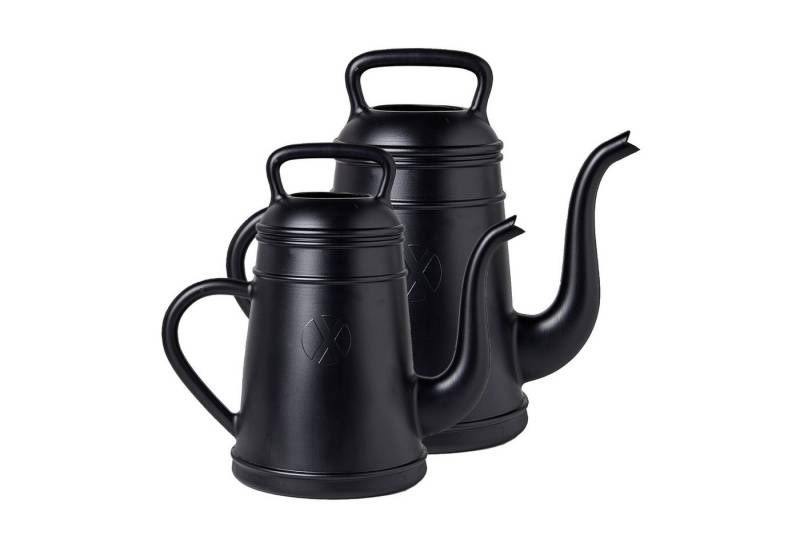 VidaAtHome.de Gießkanne CAPI Gießkannen-Set LUNGO 8L & 12L (Spar-Set, 1x Gießkanne LUNGO 8L, 1x Gießkanne LUNGO 12L), Zwei echte Hingucker, besonderes Design, praktisch und stylisch von VidaAtHome.de