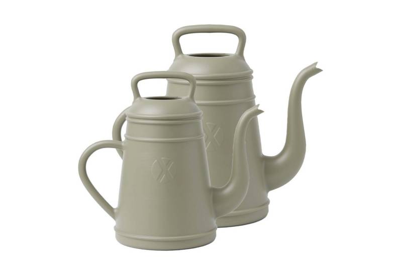 VidaAtHome.de Gießkanne CAPI Gießkannen-Set LUNGO 8L & 12L (Spar-Set, 1x Gießkanne LUNGO 8L, 1x Gießkanne LUNGO 12L), Zwei echte Hingucker, besonderes Design, praktisch und stylisch von VidaAtHome.de