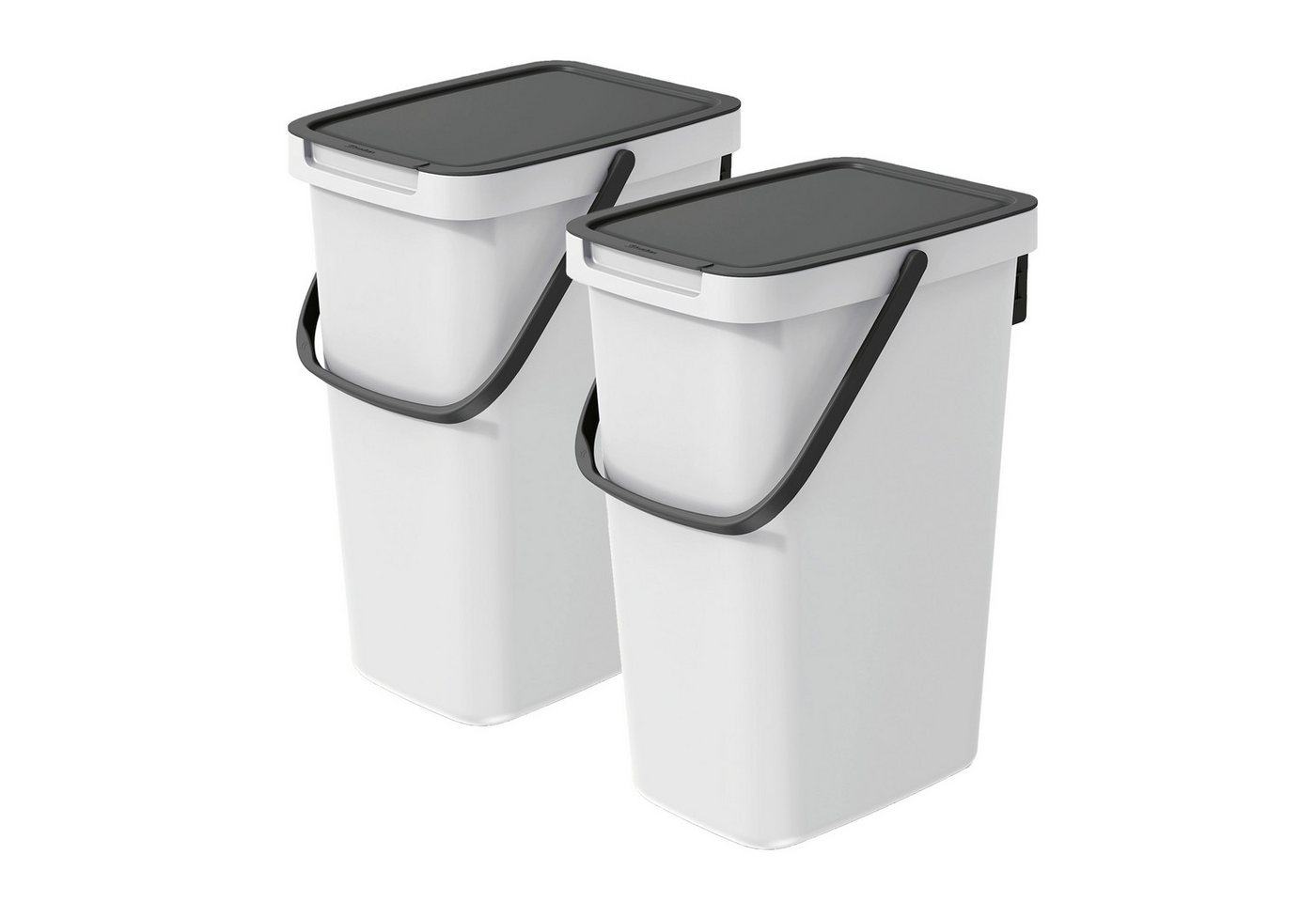 VidaAtHome.de Mülleimer Q-SYSTEMA Abfalleimer-Set 2 x 12 Liter VidaAtHome.de Mülleimer Q-SYSTEMA Abfalleimer-Set 2 x 12 Liter von VidaAtHome.de