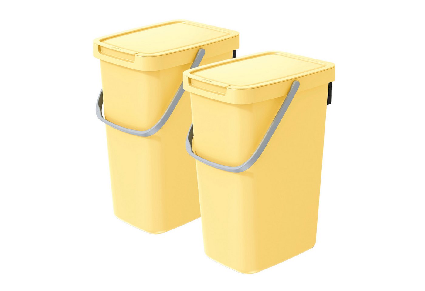 VidaAtHome.de Mülleimer Q-SYSTEMA Abfalleimer-Set 2 x 12 Liter VidaAtHome.de Mülleimer Q-SYSTEMA Abfalleimer-Set 2 x 12 Liter von VidaAtHome.de