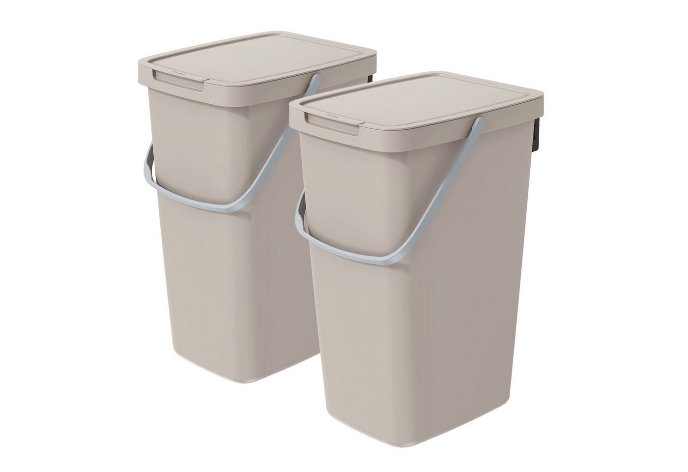 VidaAtHome.de Mülleimer Q-SYSTEMA Abfalleimer-Set 2 x 20 Liter VidaAtHome.de Mülleimer Q-SYSTEMA Abfalleimer-Set 2 x 20 Liter von VidaAtHome.de