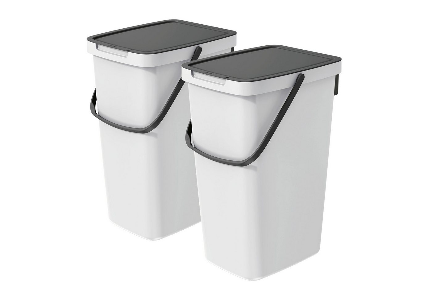 VidaAtHome.de Mülleimer Q-SYSTEMA Abfalleimer-Set 2 x 20 Liter VidaAtHome.de Mülleimer Q-SYSTEMA Abfalleimer-Set 2 x 20 Liter von VidaAtHome.de