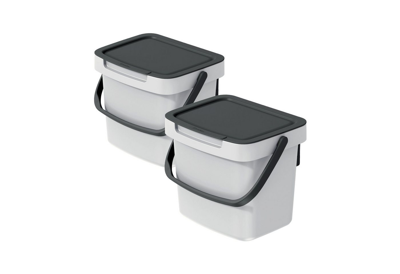 VidaAtHome.de Mülleimer Q-SYSTEMA Abfalleimer-Set 2 x 3 Liter VidaAtHome.de Mülleimer Q-SYSTEMA Abfalleimer-Set 2 x 3 Liter von VidaAtHome.de