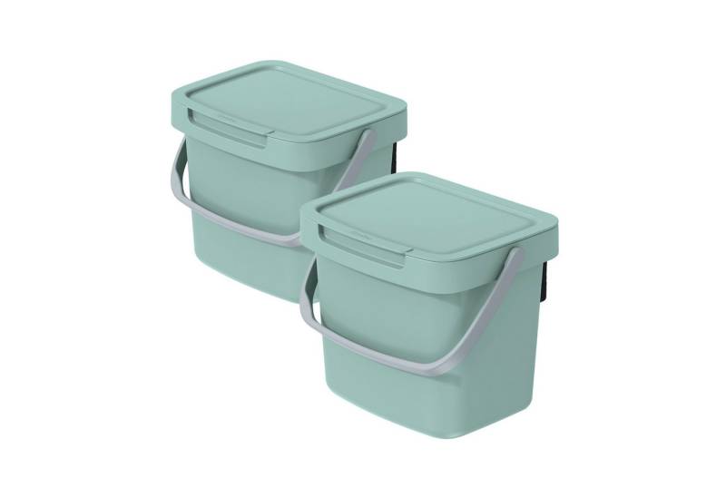 VidaAtHome.de Mülleimer Q-SYSTEMA Abfalleimer-Set 2 x 3 Liter von VidaAtHome.de