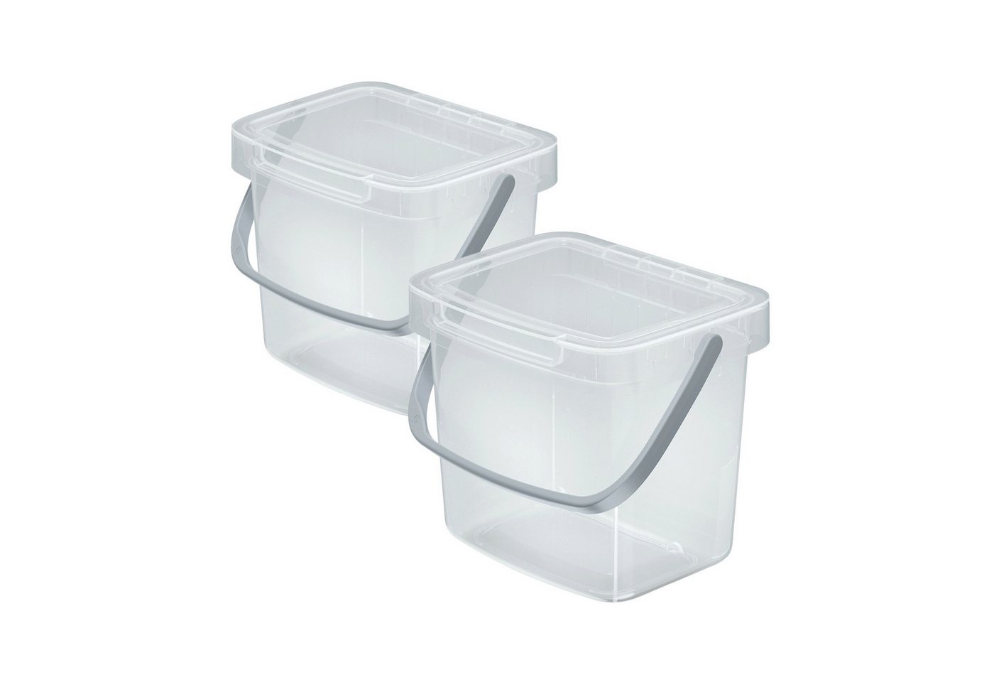 VidaAtHome.de Mülleimer Q-SYSTEMA Abfalleimer-Set 2 x 3 Liter VidaAtHome.de Mülleimer Q-SYSTEMA Abfalleimer-Set 2 x 3 Liter von VidaAtHome.de