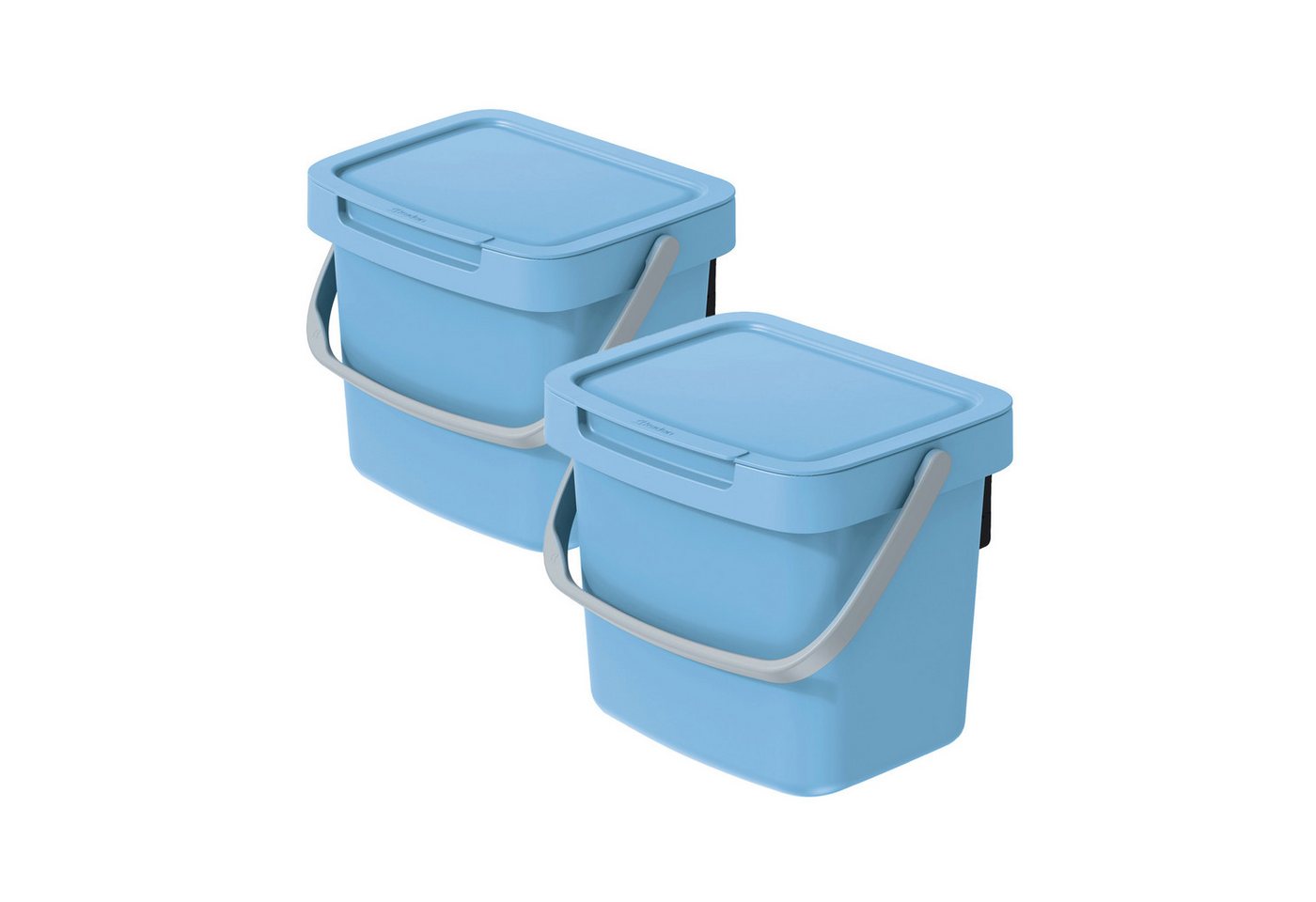VidaAtHome.de Mülleimer Q-SYSTEMA Abfalleimer-Set 2 x 3 Liter VidaAtHome.de Mülleimer Q-SYSTEMA Abfalleimer-Set 2 x 3 Liter von VidaAtHome.de