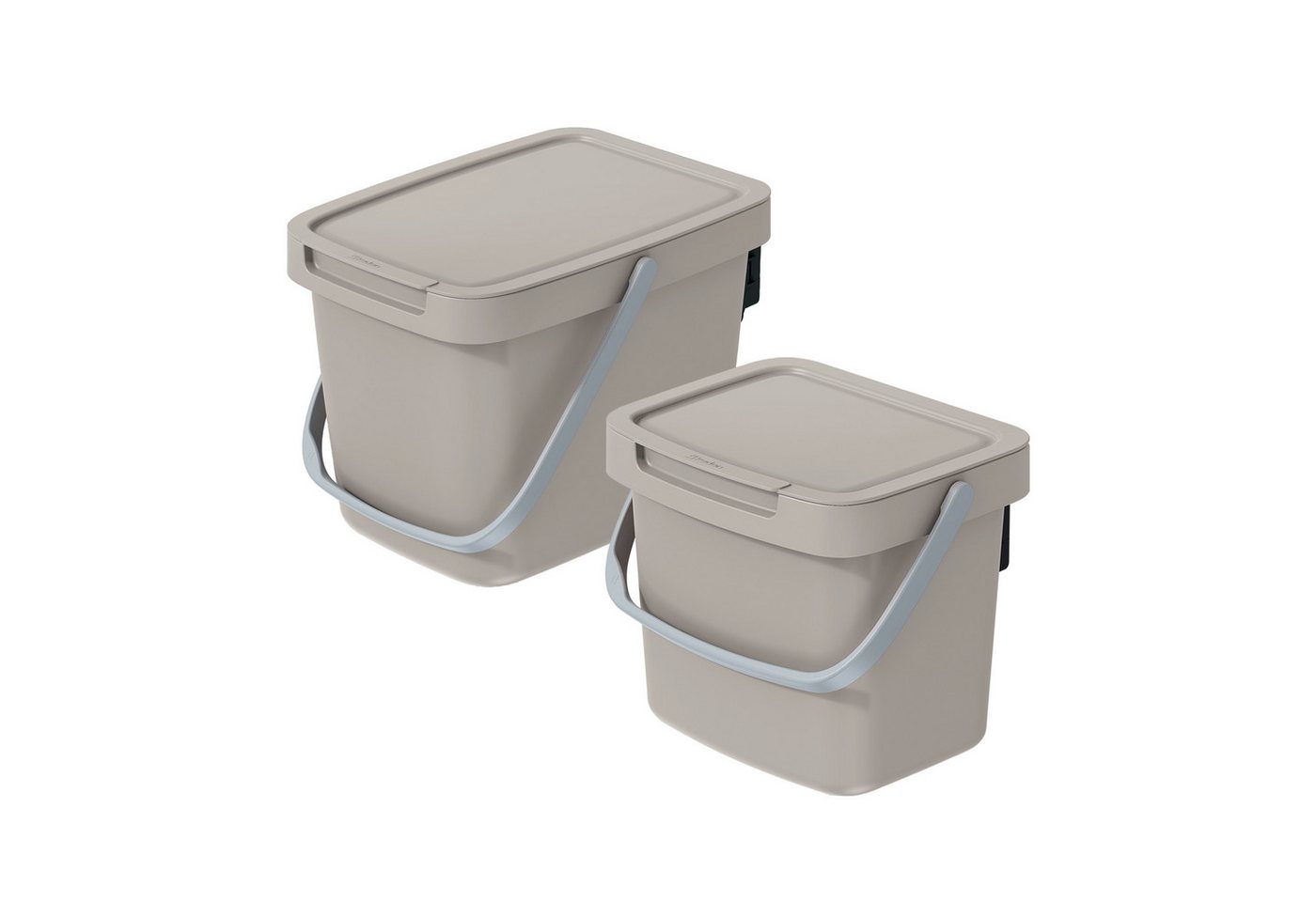 VidaAtHome.de Mülleimer Q-SYSTEMA Abfalleimer-Set 3 Liter + 6 Liter VidaAtHome.de Mülleimer Q-SYSTEMA Abfalleimer-Set 3 Liter + 6 Liter von VidaAtHome.de