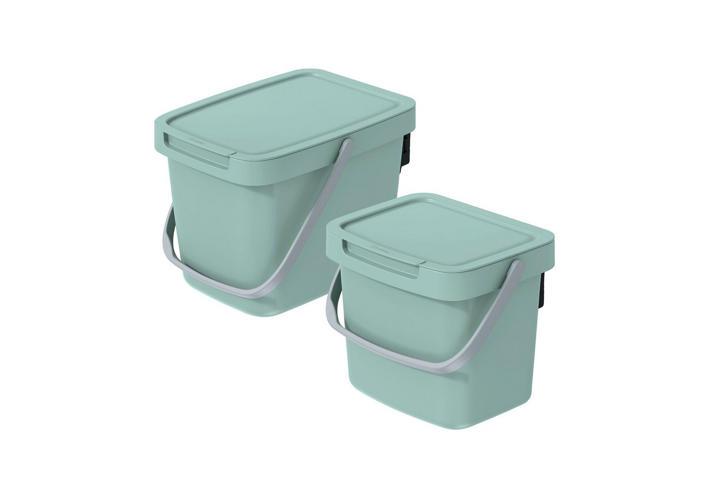 VidaAtHome.de Mülleimer Q-SYSTEMA Abfalleimer-Set 3 Liter + 6 Liter VidaAtHome.de Mülleimer Q-SYSTEMA Abfalleimer-Set 3 Liter + 6 Liter von VidaAtHome.de