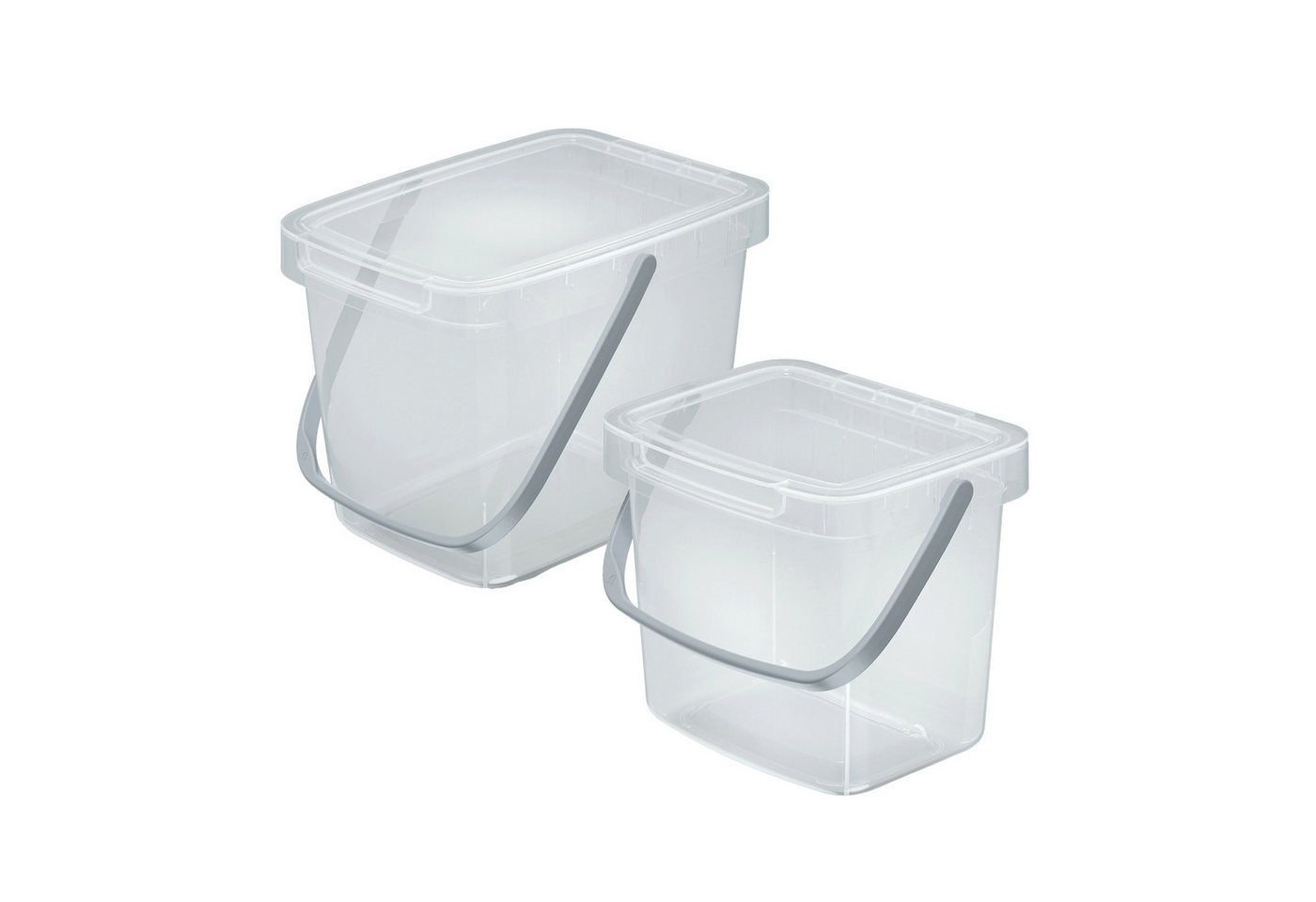 VidaAtHome.de Mülleimer Q-SYSTEMA Abfalleimer-Set 3 Liter + 6 Liter VidaAtHome.de Mülleimer Q-SYSTEMA Abfalleimer-Set 3 Liter + 6 Liter von VidaAtHome.de