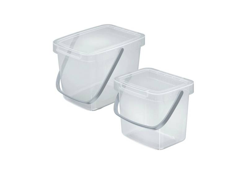 VidaAtHome.de Mülleimer Q-SYSTEMA Abfalleimer-Set 3 Liter + 6 Liter von VidaAtHome.de