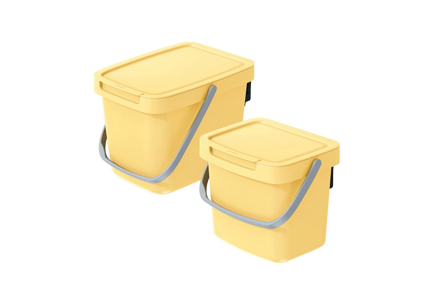 VidaAtHome.de Mülleimer Q-SYSTEMA Abfalleimer-Set 3 Liter + 6 Liter VidaAtHome.de Mülleimer Q-SYSTEMA Abfalleimer-Set 3 Liter + 6 Liter von VidaAtHome.de