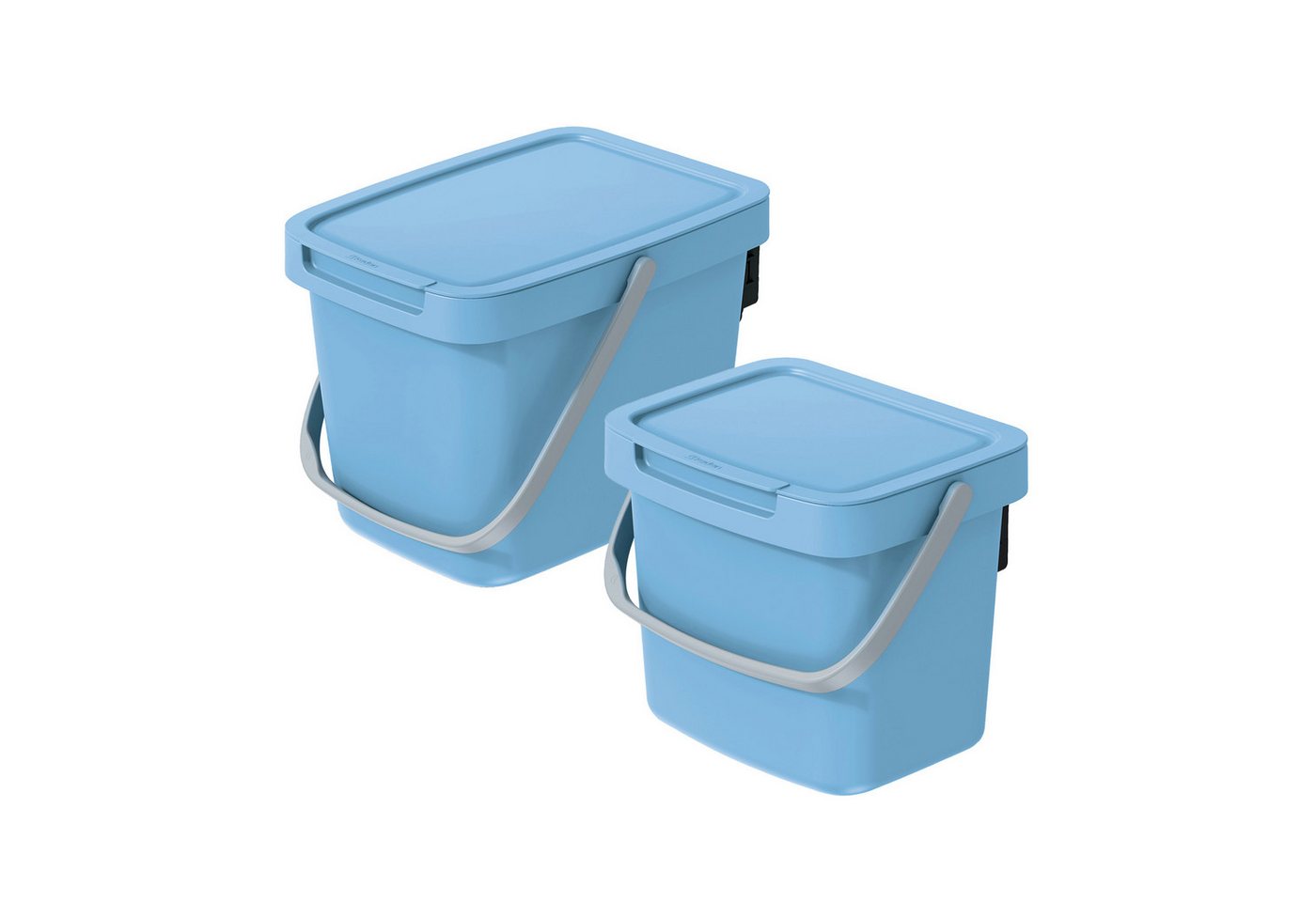 VidaAtHome.de Mülleimer Q-SYSTEMA Abfalleimer-Set 3 Liter + 6 Liter VidaAtHome.de Mülleimer Q-SYSTEMA Abfalleimer-Set 3 Liter + 6 Liter von VidaAtHome.de